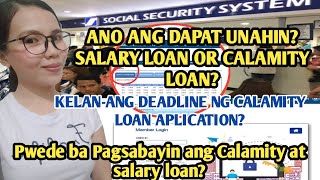 Pwede bang pag sabayin ang salary at calamity loanHanggang kelan ang calamity loan application [upl. by Oinesra146]