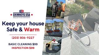 Chimneys USA  Chimney services in CT [upl. by Ahsinit]