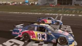 Nascar 09 Very Close Finish [upl. by Amoakuh]