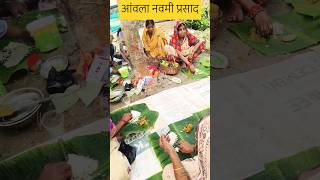 आंवला नवमी प्रसाद ग्रहण  Aawla Navami aawla worship nvlogn [upl. by Aven477]