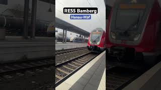 HanauHbf Einfahrt BR445RE55➡️Bamberg br445 twindexx regionalbahn shorts [upl. by Cesya]