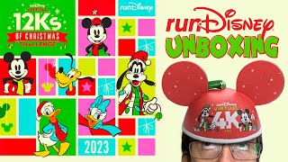 2023 Run Disney 12Ks Of Christmas Virtual Race Medals Unboxing [upl. by Galan646]