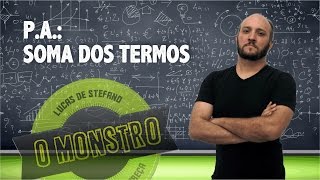 Dica Monstro Progressão Aritmética Soma dos Termos [upl. by Noman]