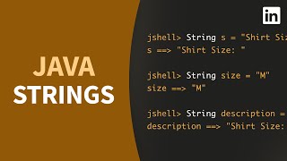 Java Tutorial  Create and concatenate STRING values [upl. by Keavy]