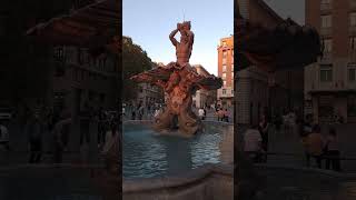 Piazza Barberini Roma rome romeitaly travel history art holliday shorts walkingtour walking [upl. by Lashonda675]