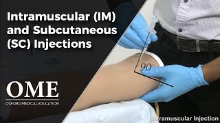 Intramuscular and Subcutaneous Injections  Clinical Skills [upl. by Fitzsimmons]