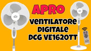 Comè fatto un ventilatore digitale DCG VE1620TT ⬇️link in infobox⬇️ [upl. by Willmert144]