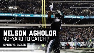 Carson Wentz Hits Nelson Agholor for the 40yard TD  Giants vs Eagles  NFL Week 16 Highlights [upl. by Siuqcram]