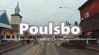 Driving in Downtown Poulsbo Washington  4K60fps [upl. by Adekam]