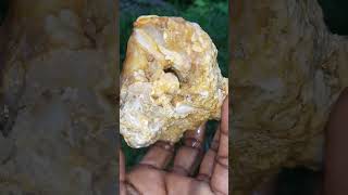 GOLDEN AGATIZED CHALCEDONY🇯🇲🇯🇲 [upl. by Anawal]