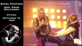 Steel Panther  quotGirl From Oklahomaquot  Ottawa  September 16 2023 [upl. by Pawsner]