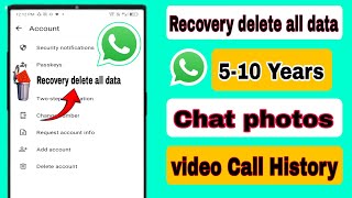 whatsapp deleted messages recovery  whatsapp delete chat recovery  whatsapp deleted chat backup [upl. by Law]