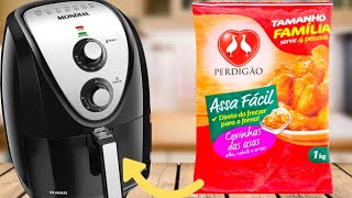 Testando na Airfryer Assa fácil coxinha da Asa Perdigão Congelado Será que fica bom [upl. by Aneehc374]