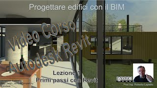 1  Primi passi con Revit [upl. by Evets]