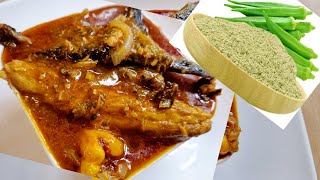 Pounded Dry Okro soup Recipe Very Simple And Delicious [upl. by Yessej663]