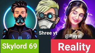 Skylord exposed Shree yt payal gaming FACT or FAKE [upl. by Aihsirt773]