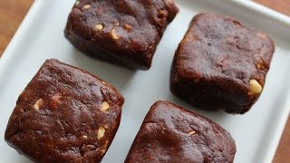 DIY RAW CHOCOLATE DATE FUDGE You must try this [upl. by Jaenicke]