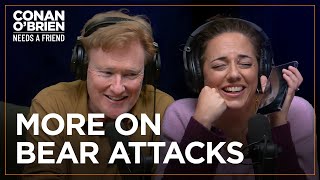 Conan’s Staffer Explains How To React To Bear Attacks  Conan OBrien Needs A Friend [upl. by Tnomal]