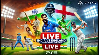 LIVE India vs England  World Test Championship  Cricket 24 PS5 Gameplay sanskaridevil [upl. by Inaleon407]