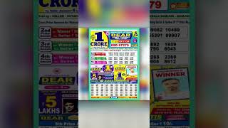 DEAR LOTTERY RESULT 19 NOVEMBER 2024 ALL TIME [upl. by Bullivant334]