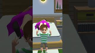 Newborn boy dancing 🤣shorts sakuraschoolsimulator s [upl. by Ardiekal]