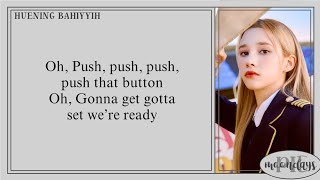 KEP1ER 케플러  PUSH BUTTON Easy Lyrics [upl. by Remington600]