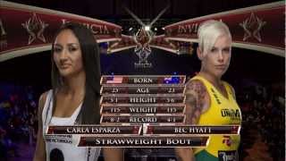 Invicta FC 4 Esparza vs Hyatt HQ [upl. by Lucias]