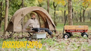 Vidalido 1Person Double Layers Outdoor Camping Bed Tent Lightweight Convenient Net Antimosquito [upl. by Hess]