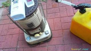 Secret to using Diesel in a Kerosene Heater [upl. by Jamie]