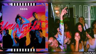 quotNew Bloodquot  Mashup of Dua Lipa5 Seconds of Summer [upl. by Oiramrej886]