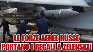 Le forze aeree russe portano i regali a Zelenskij [upl. by Perot]