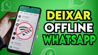 Como FICAR OFFLINE no WHATSAPP Atualizado 2024 [upl. by Akimet]