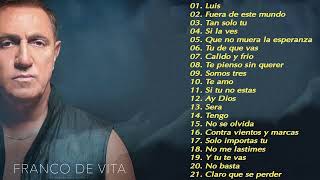 FRANCO DE VITA MIX EXITOS 2023  Las 20 Mejores Canciones De Franco De Vita [upl. by Greenlee865]