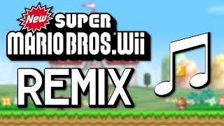 REMIX  NEW SUPER MARIO BROS WII  TITLE THEME 🎵 [upl. by Natek]