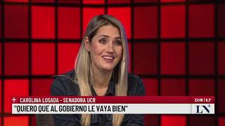 Carolina Losada quotQuiero que al gobierno le vaya bienquot [upl. by Catherin243]