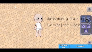 tips for making gacha online ocs like mine  part 1 [upl. by Aissila505]