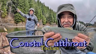 Coastal Cutthroat Fishing Tactics  How To  Downrigging Trolling Dropper Rigs Kokanee Trout gear [upl. by Nova343]