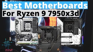 THE BEST MOTHERBOARDS FOR RYZEN 9 7950X3D FOR 2024 TOP 3 [upl. by Adiuqram629]