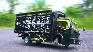 Truk Oleng DJ Oleng Parah sampai Ban Ngangkat Versi Miniatur Truk Oleng [upl. by Onitnas]