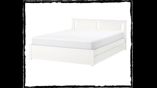 Ikea Songesand bed frame with 4 storage Boxes 21519 [upl. by Oecile]