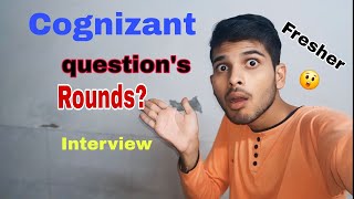 Cognizant Interview Round 😭  Cognizant interview questions for freshers and Experience  Cognizant [upl. by Gnex680]