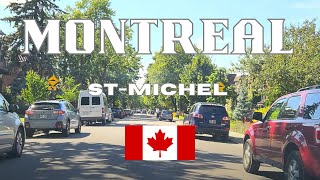 Driving in Montreal 4K 🇨🇦 SaintMichel Boulevard 🇨🇦 Canada 🇨🇦 Sunny day summer 2024 [upl. by Reiniar]