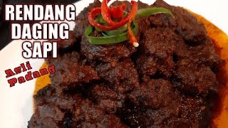 RESEP RENDANG DAGING SAPI ASLI PADANG  tidak alot enak amp tahan lama  BEEF RENDANG [upl. by Snahc]