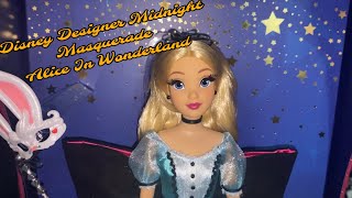 ⁠Disney 2024 Midnight Masquerade Designer Collection Alice In Wonderland Doll Review DisneyStore [upl. by Barayon863]