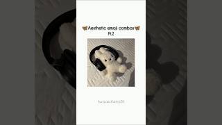 Aesthetic emoji combos  viralvideo aesthetic emoji trending explore youtubeshorts fyp like [upl. by Anoirtac]