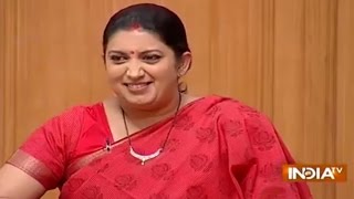 Smriti Irani On Her School Marksheet  Best of Aap Ki Adalat with Rajat Sharma [upl. by Aicenert]