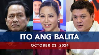 UNTV Ito Ang Balita  October 23 2024 [upl. by Hephzipa859]