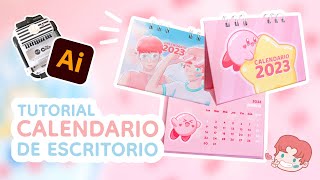 Tutorial  Calendarios de Escritorio  Illustrator  Cinch ☾ [upl. by Ahsilak572]