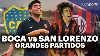 BOCA vs SAN LORENZO ⚽ REVIVÍ LOS GOLES GRANDES MOMENTOS Y CURIOSIDADES DE PARTIDOS HISTÓRICOS [upl. by Aipotu973]