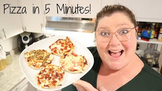 5 Minute Air Fryer English Muffin Pizzas [upl. by Nymsaj973]